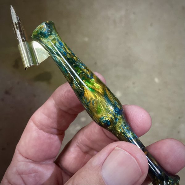 "The Magical Rainforest"  Handmade Professional Oblique Calligraphy Pen - Image 2