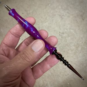 "Mystical Amethyst" Handmade Professional Calligraphy Pen (straight pen)