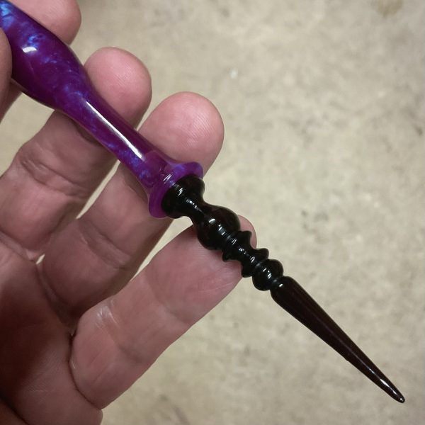 "Mystical Amethyst" Handmade Professional Calligraphy Pen (straight pen) - Image 4