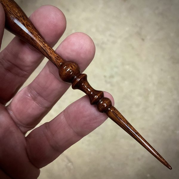 "Elegant Mahogany" Professional Handmade Calligraphy Pen (straight pen) - Image 3