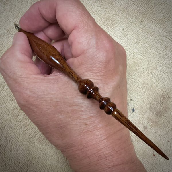 "Elegant Mahogany" Professional Handmade Calligraphy Pen (straight pen) - Image 4