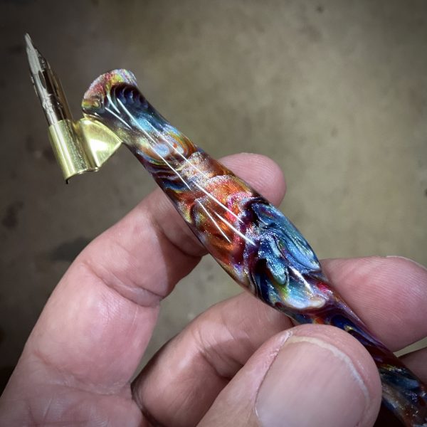 "Magic Carousel" Professional Handmade Calligraphy Pen (Oblique Pen) - Image 4