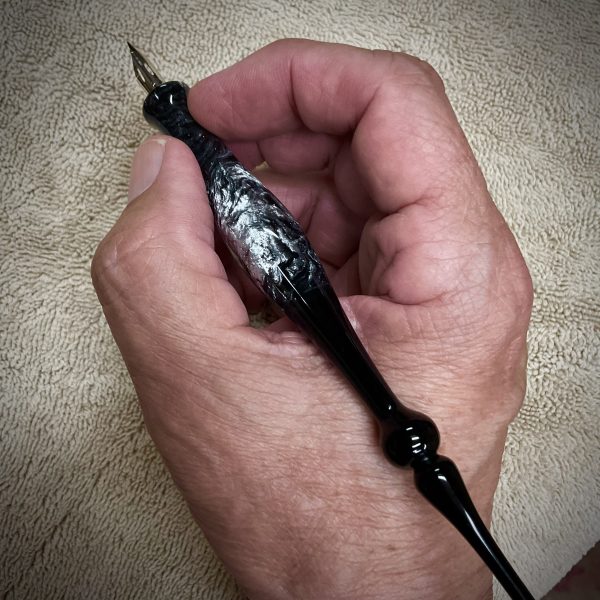 "Quicksilver" Professional Handmade Calligraphy Pen (Straight Pen) - Image 6