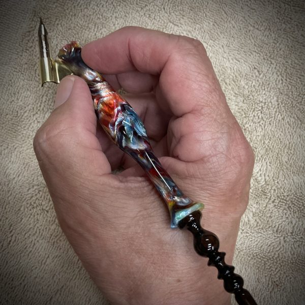 "Magic Carousel" Professional Handmade Calligraphy Pen (Oblique Pen) - Image 2