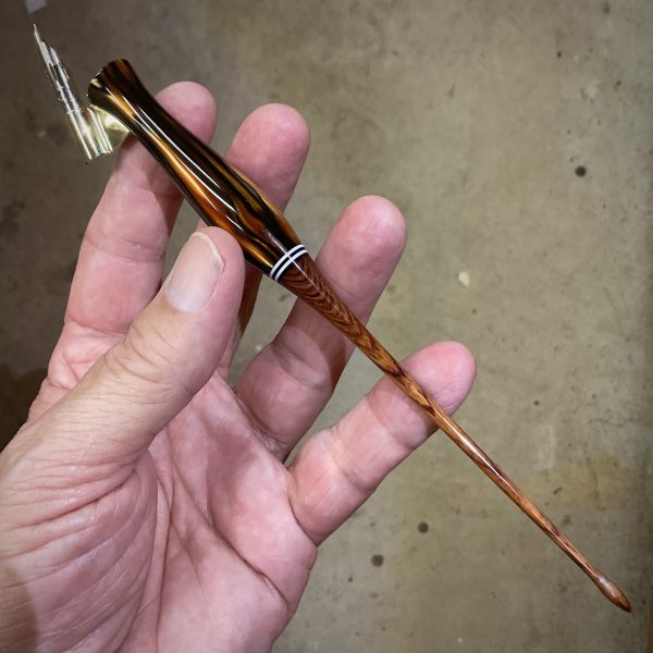 "Rootbeer Classic" Short Magnusson Handmade Oblique Calligraphy Pen